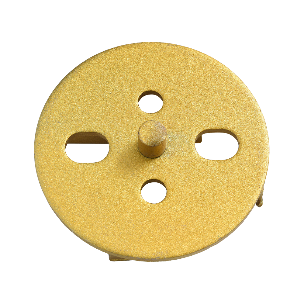 #120 پنج سوراخ معمولی و چهار دندان (با ستون) سر برش الماس کف